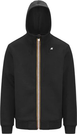 K-Way Rainer Sweatshirt - Heren - Vesten met rits - Zwart - S - Hoodies & sweatvesten