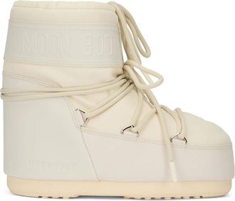 Moon Boot Icon Low Rubber - Dames - Winterlaarzen - Beige - 45 EU - Leer - Schoenen