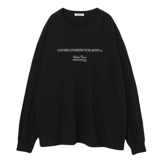 Undercover T-shirt met lange mouwen en print - Heren - Tops - Zwart - Maat: L Katoen