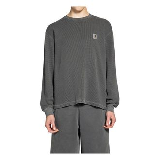 Carhartt Work in Progress L/S Vista Waffle T-Shirt - Heren - Tops - Grijs - Maat: XL Katoen