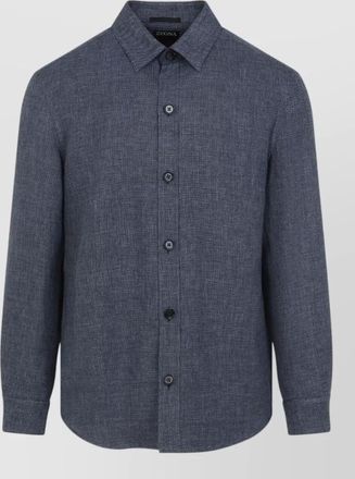 Ermenegildo Zegna long sleeve shirt button cuffs collar