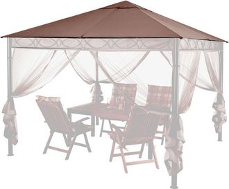 Quick-Star Ersatzdach 3x3m Stil Pavillon Taupe