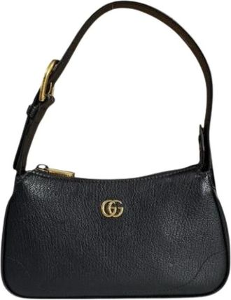 Gucci Pre-owned Shoulder Bags, female, Black, Size: ONE SIZE Pre-owned Vintage Shoulder Bag
