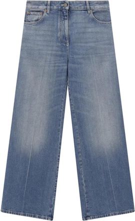 Valentino Wide Jeans - Dames - Loose Fit Jeans - Blauw - W29 - Katoen - Jeans