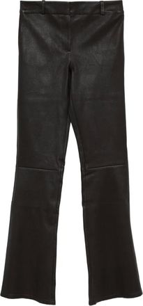 Arma leather flared pants - Black
