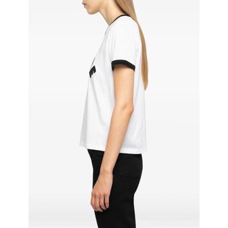 Zadig&Voltaire Two-Tone Organic Cotton T-Shirt - White