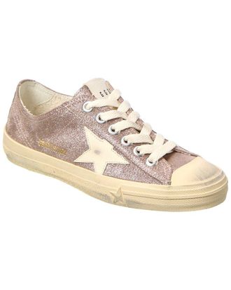 Golden Goose V-Star 2 Laminated Suede Sneaker