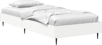 vidaXL Estructura De Cama Blanco 80 X 200 Cm Madera De Ingenier&iacute;a Vidaxl