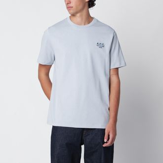 A.P.C. T-shirt Rue Madame blu in cotone