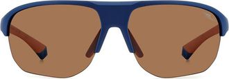 Polaroid PLD 7059/S Polarized FLL/47 Mens Sunglasses Blue Size 70
