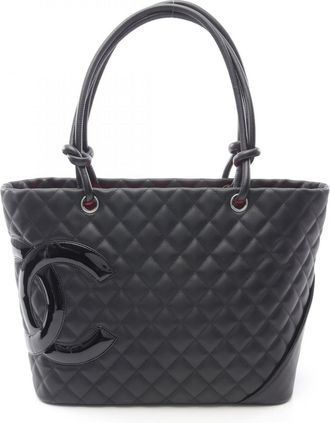 Chanel Black White Cambon Ligne Tote Bag (Pre-Owned)