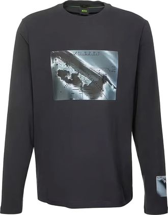 BOSS Tong DesertTech T-shirt - Blauw