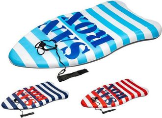 Trade Shop Trade Shop - Tableta De Mar Eps 84cm Bodyboard Surf Stripe L&iacute;neas Con Escrito Con Cuerda De Tobillo 3501025