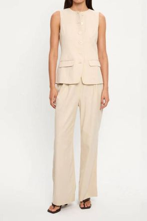 Kivari Hazel Vest In Cream