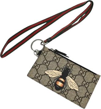 Gucci Pre-owned Wallets, female, Brown, Size: ONE SIZE Pre-owned Leather Wallet