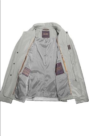 Moorer MenS Ice Grey Tailored Jacket With Lining, Size 56