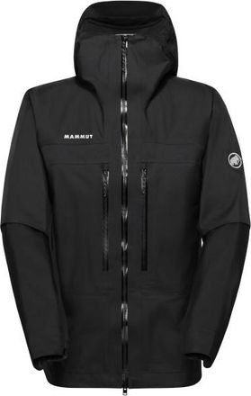 Mammut Taiss Light Hardshell Hooded Jacket Regenjacke f&uuml;r Herren | schwarz