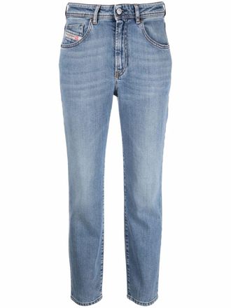 Diesel high-rise slim-cut jeans - women - Lyocell/Cotton/Spandex/Elastane - 29/32 - Blue