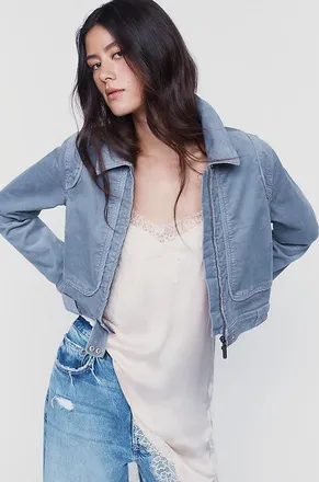 Pilcro Corduroy Moto Jacket