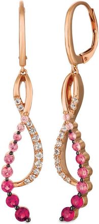 Le Vian Ladies Shades Earrings set in 14K Strawberry Gold