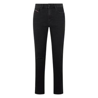 Diesel Slim-fit Jeans, male, Black, Size: W30 Slim-fit Jeans
