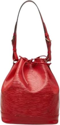 Louis Vuitton Pre-owned Noe Epi Shoulder Bag - Dames - Vintage Tas - Rood - ONE Size - Leer - Vintage