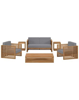 ModWay Carlsbad 6-Piece Teak Outdoor Patio Set