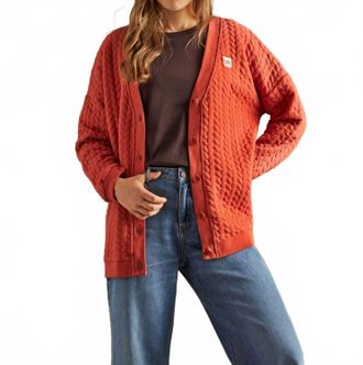 Maloja Falben Cardigan Top In Rosehip