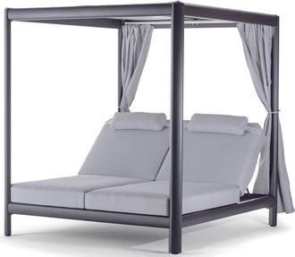 LLR Collection Premium Outdoor Daybed Doha - Anthrazit/Grau