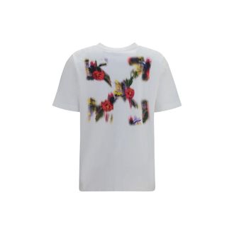 Off-white Arrow Flower T-Shirt - White