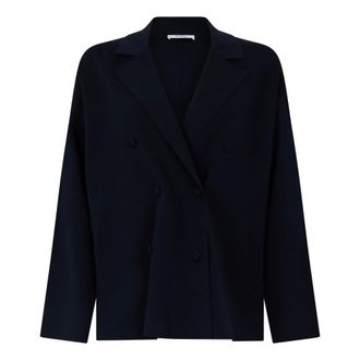 Max Mara Blazers, female, Black, Size: XS Double-breasted Jacket