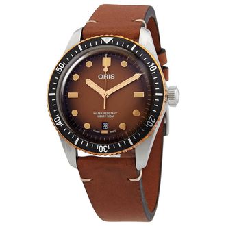 Oris Divers Automatic Brown Dial Watch 01 733 7707 4356-07 5 20 45