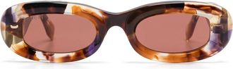 Gucci Oval-frame Sunglasses