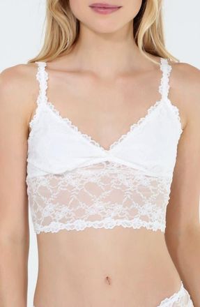 Honeydew Intimates Maria Lace Longline Bralette in Ivory at Nordstrom, Size X-Large