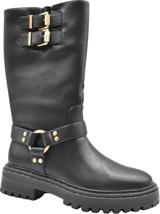 Twinset Hoge Laarzen - Dames - Hoge Laarzen - Zwart - 36 EU - Leer - Schoenen