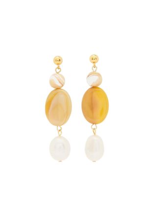 Anni Lu Anni LU Desert Dreamer 18kt Gold-plated Drop Earrings - Orange - One Size