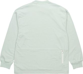 Nike Mens Nike Sportswear Style Essentials Stand Collar Cotton Pullover Long Sleeves Blue T-Shirt DD7029-017