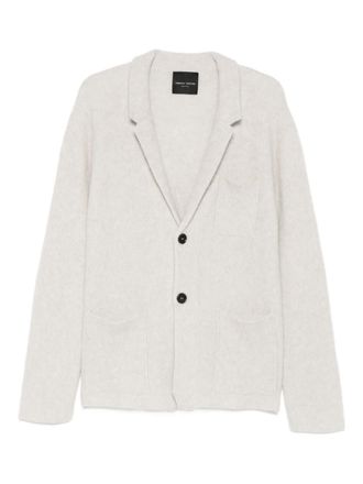 Roberto Collina button pocket blazer - Grey