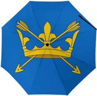 Generic County Flag of Suffolk Windproof 3 Folding Umbrella Automatic Open/Close Travel Umbrellas for Sun Rain Automatic
