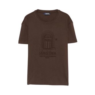 Max Mara Tops, Dames, Bruin, XL, T-shirt Smmbella 138 004