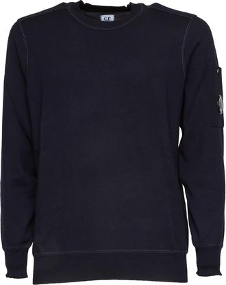 C.P. Company Sea Island Cotton Crewneck Lens Sweatshirt