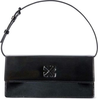 Off-white Jitney 1.0 shoulder bag - women - Polyester/Polyurethane/Calf Leather - One Size - Black