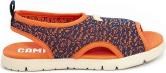 Camper Girls Mira Sandals In Blue/orange
