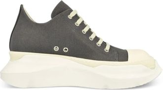 Rick Owens Abstract low-top sneakers - men - Cotton/Canvas/Rubber - 40 - Grey