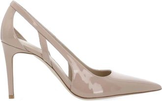 Stuart Weitzman Power Cutout Pump 85 - Dames - Pumps - Roze - 38 EU - Leer - Schoenen