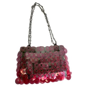 Paco Rabanne Pre-owned Womens x H&M Disc-Embellished Shoulder Bag in Silver Metal - Gold - One Size
