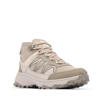 Columbia Womens Peakfreak Rush Mid Outdry Hiking Shoe, Soft Taupe/White Peach, 5.5 UK