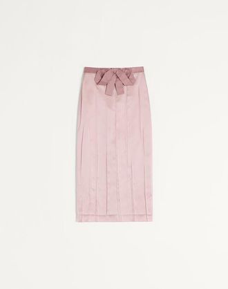 Valentino Gonna In Raso Donna MAUVE 42