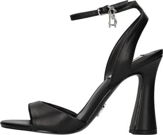 Steve Madden After Party - Dames - Sandalen met hakken - Zwart - 40 EU - Leer - Schoenen