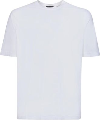 Dell'Oglio Klassiek Wit T-shirt - Heren - T-shirts - Wit - XL - Katoen - Tops